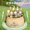 Bacia d'água dobrável atualizada, Balde de viagem portátil, Saco de lavagem de viagem, Balde para escalda-pés, Bacia para lavar vegetais ao ar livre