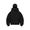 Nueva Sudadera con Capucha y Cremallera de Doble Capa, Diseño Único Transfronterizo para Primavera y Otoño, Estilo Callejero Holgado para Hombres y Mujeres Parejas