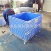 Caja plegable de malla 50*100, cesta de transferencia para frutas y verduras, jaula de mariposa, con rueda, con placa hueca, marco de hierro