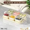 Bandeja de Frutas con Acabado de Alta Gama, Estilo Lujo Ligero para Sala de Estar, Caja de Dulces Doméstica para Mesa de Café con Tapa, Caja a Prueba de Polvo para Snacks, Semillas, Frutos Secos