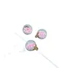 Colgante de Bola de Cristal Redonda Bola de Espuma Arena Movediza Lentejuela Adorno Pulsera DIY Abalorios Pendiente Accesorios de Joyería