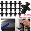 Cubierta de rejilla universal para parachoques de coche, clip de tornillo de plástico para guardabarros, clip de plástico de expansión