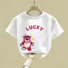 Ropa de Verano de Algodón Puro de Manga Corta para Niñas Estilo 2026 para Niños Medianos y Grandes, Camisetas, Tops, Playeras de Verano Frescos y Lindos
