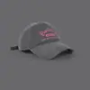 Sombreros para Mujer 2025 Otoño Vintage Bordado Cepillado Letra Gorra de Béisbol Estilo Coreano para Hombre Moda Casual Visera Curva Gorra de Pico de Pato