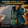 Kineshinex Líquido Pulidor de Brillo para Resina 40ml Agente de Cuidado para Trabajos con Resina Epoxi Superficie Transparente de Alto Brillo