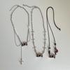 Collar de cámara retro marrón exagerado para mujer, chica popular, hip hop, tendencia de moda, temperamento, cadena para el cuello versátil, cadena para suéter, venta al por mayor