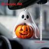 Bolsa de Acrílico com Pingente de Chaveiro Caveira de Cowboy Ocidental Transfronteiriça Etiqueta para Retrovisor de Carro Halloween