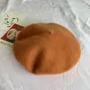 Boina de Lã Colorida Chapéu de Pintor para Mulheres Adultas Outono e Inverno Estilo Coreano Mori Girl Chapéu Boina Retrô
