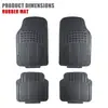Alfombrillas para Coche Transfronterizas, Autocortables, Resistentes al Desgaste y Fáciles de Cuidar, Alfombrillas para Coche, Juego de Cuatro Piezas Resistente a las Manchas, Alfombrillas Universales para Coche