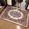 Tapete de Entrada Creativo Retro Transfronterizo Temu Felpa de Cristal Antideslizante Tapete para Pies con Tierra Alfombra de Entrada para el Hogar
