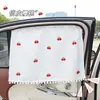 Cortinas de escurecimento para carro personalizadas pelo fabricante, protetor solar de carro fresco e estiloso, protetor solar de carro com padrão waffle para proteção solar e isolamento térmico