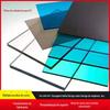 Os fabricantes da placa da resistência do PC mancham o pára-sol transparente azul de 3mm e a chuva iluminam a placa transparente da resistência do policarbonato do PC