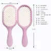 Nuevo peine hueco Amazon de panal para cabello húmedo y seco, peine de malla para peinar, peine de masaje para cabello liso del hogar