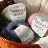 Hilo de Lana Pura Peinada Fino Bola de Hilo de Lana Fina Hermosa 50g Grosor Medio Crochet a Mano DIY Suéter Bufanda Tejida