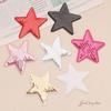 Pegatinas de tela de estrella de cinco puntas Duoku accesorios para ropa accesorios zapatos y sombreros cuenta manual pegatinas de parche DIY pegatinas de lentejuelas para planchar pegatinas bordadas