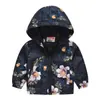 Chaqueta para niños y niñas, primavera y otoño, gorro fino, camisa con cremallera de moda bonita para bebés, abrigo para niños