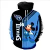 Sudadera con capucha y estampado 3D para hombre estilo NFL rugby europeo y americano 2023 suéter abrigo de manga larga camisa de pareja de dibujos animados
