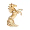 Decoração de Casa Zibo Vidro Animal Colorido Decoração de Carrossel Figura de Cavalo Artesanato de Cristal Ornamento Produto Transfronteiriço