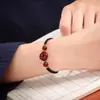 Pulsera de Hebilla de Seguridad de Cinabrio, Pulsera de Hilo Rojo Hecha a Mano para el Año de Nacimiento, Estilo Pareja, Regalo para Estudiante, Accesorio para la Mano