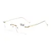 Gafas de Moda sin Marco con Filtro de Luz Azul, Gafas Inteligentes Fotocromáticas Graduadas para Hombres y Mujeres, Gafas de Alta Definición sin Graduación al por Mayor