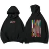 Sudadera con Capucha Multicolor de Lana para Invierno de Manga Larga con Gráfico Techno Trance Armin Van Buuren