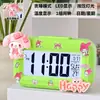 Melody Mini Luminoso Digital Pequeño Despertador Temporizador Estudiante Mesita de Noche Portátil Reloj Escritorio Inteligente Hora Digital