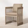 Mesas y Sillas de Exterior de Teca Personalizadas de Gama Alta, Mesas y Sillas de Exterior para Jardín de Ocio y Patio Exterior, Muebles de Exterior Impermeables y con Protección Solar para Balcón