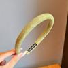 Diadema Retro Coreana Infantil Colorida de Satén Pasador Diario Versátil Pequeña Princesa Simple Cráneo Alto Salida Accesorios para el Cabello