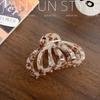 Horquilla de calabaza mediana con ácido acético estilo coreano, elegante y a la moda, con pinza de tiburón de alta calidad, accesorios para el cabello de mujer que combinan con todo.