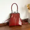 Nueva Bolsa de Clip 2025 Bolso de Mujer Bolso para Teléfono Móvil Bolso Cruzado Retro Elegante Bolso de Mano Literario Ropa de Trabajo Versátil