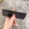 Novos Óculos de Sol Quadrados Europeus e Americanos para Travessia de Fronteira para Homens e Mulheres, Fashionáveis Retro Versáteis Minimalistas High-End Anti-UV