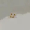 Pendientes delicados y pequeños en forma de estrella para mujer, adecuados para orejas recién perforadas, se pueden usar mientras se duerme sin quitárselos, minimalistas y versátiles, tachuelas para cartílago, pendientes ear cuff y joyería para orejas