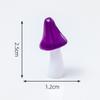 Simulación Flammulina velutipes Pleurotus eryngii Juego de Comer Champiñón DIY Decoraciones Accesorios de Bolsa Ciega Mini Coche Escritorio Pequeños Adornos