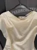 Top Retro de Manga Corta Estilo Francés para Mujer, Nuevo Diseño Verano 2026, Estilo de Nicho, Corte Ajustado, Camiseta sin Mangas que Rejuvenece