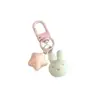 Fábrica de Origen Creativo Lindo Dibujo Animado Estilo Japonés Conejo Miffy Dibujo Animado Campana Colgante Bolsa para Llaves Colgante para Teléfono Móvil