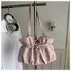 Bolso de axila negro de lunares para mujer 2026 nuevo de moda de alta gama ligero de nicho para ir al trabajo de gran capacidad