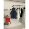 Mzi Studio Verão Estilo Doce Elegante Top de Alça com Babados Decote V para Mulheres 157762