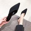 Medias Pantuflas Ropa de Exterior para Mujer 2024 Estilo Nuevo Explosivo Sandalias Elegantes Resistentes a la Suciedad Zapatos Muller de Celebridad de Internet Zapatos de Tacón Alto Puntiagudos para Mujer