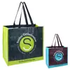 Película plástica bolsa tejida pp impresión a color bolso tejido protección ambiental comercio exterior bolsa de embalaje para ropa fabricantes logo personalizado