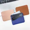 Portatarjetas de PU para hombre de negocios, ultradelgado y portátil, con múltiples ranuras para tarjetas, gran capacidad y hecho de cuero. Disponible en stock para venta al por mayor