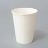 Copo de Papel Descartável Polpa de Bambu Cor Natural Copo Doméstico Negócios Bebida Quente e Fria Chá de Leite Copo de Café Certificado Grau Alimentício Copo de Água