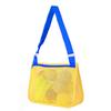 Bolsa de Almacenamiento de Papelería de un Solo Hombro, Bolsa de Playa para Colección de Juguetes de Pegatinas, Malla para Ropa de Niños, Tela de Malla Engrosada Plegable