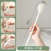 Cepillo de limpieza para tazas flexible de 90 grados con mango largo desmontable, cepillo multifuncional para botellas domésticas para limpiar