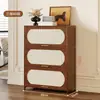 Gabinete Retro Armario de Almacenamiento Estante Simple de Pie Sala de Estar Hogar a Prueba de Polvo Armario de Almacenamiento Multicapa