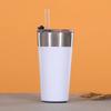 Taza de Cerveza de Acero Inoxidable de Doble Capa con Abrebotellas, Aislamiento al Vacío para Conservar el Calor y el Frío, Taza Personalizable, Venta Caliente en el Comercio Exterior Sudamericano