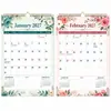 Calendário Corporativo 2027 Ano do Carneiro Logo Personalizado Estampagem Dourada Calendário de Mesa Espiralado Calendário Transfronteiriço Impressão Personalizada em Inglês Fábrica