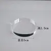 Columna Quadrada Transparente de Acrílico Suporte de Cristal Modelo de Brinquedo Suporte de Exibição Cosméticos Joias Cerâmica Antiga Suporte de Base