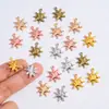 Accesorios de Joyería de Aleación de Venta Caliente Transfronteriza Colgante de Estrella de Ocho Puntas Multicolor Simple Colgante de Estrella Collar Pulsera Accesorios