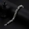 Acero de Titanio de Moda Hip-Hop Personalidad Estilo Coreano Simple de Moda Marca Pulsera para Niños Estudiante Juventud Cadena Gruesa Genial