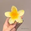Pinza para el Cabello de Flor de Huevo 2025 para Cabello Semirecogido en la Parte Trasera de la Cabeza, Pinza de Tiburón de Tamaño Mediano, Pinza para el Cabello Grande